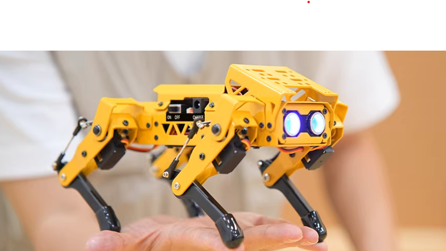 Intelligent AI Vision Bionic Robot Dog Python Graphical Programming ...