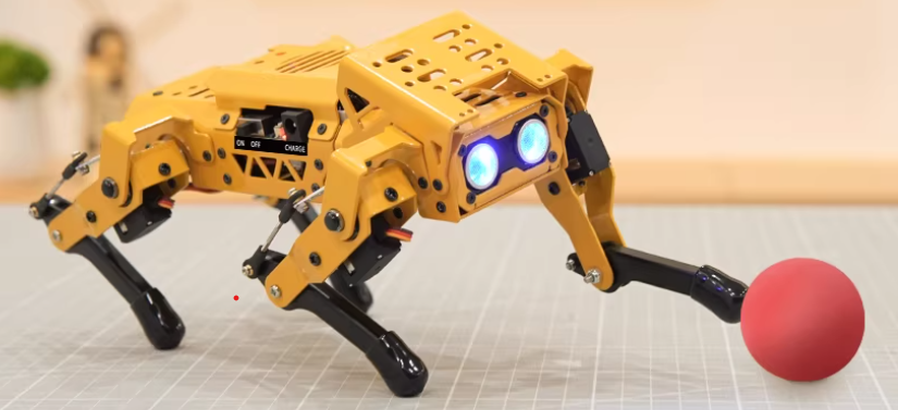 Intelligent AI Vision Bionic Robot Dog Python Graphical Programming ...